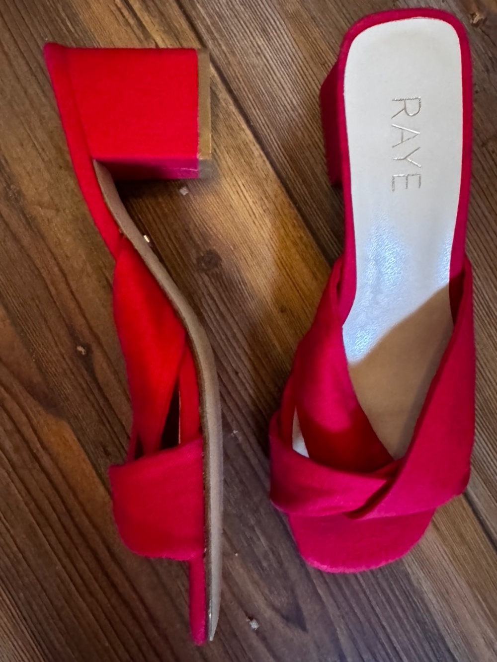 RAYE TABBY HEEL- SIZE 8.5 but probably fit a 7.5